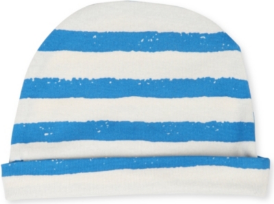 NOE AND ZOE Striped beanie hat 0-12 months