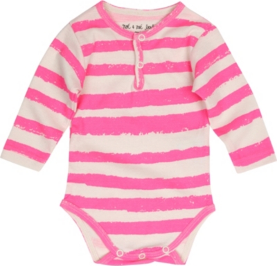 NOE AND ZOE Striped bodysuit 0-18 months
