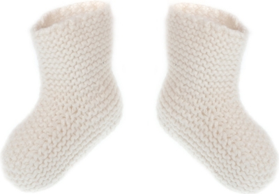 BELLE ENFANT Claudie cashmere-blend booties