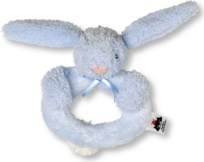 JELLYCAT Bashful ring rattle bunny (Blue