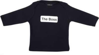 BOB & BLOSSOM The Boss t-shirt newborn-18 months