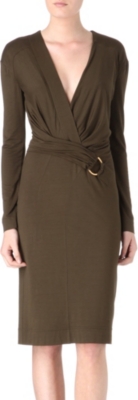 TOM FORD V-neckline jersey dress