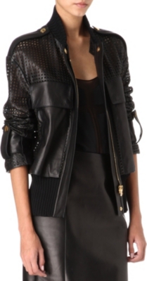 TOM FORD Perforated leather jacket
