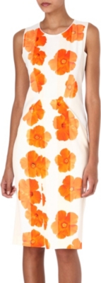 SPORTMAX Azulene floral-print dress