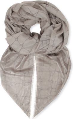 MAXMARA Pebble print scarf