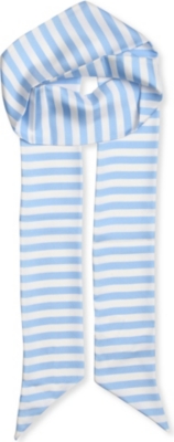 MAXMARA Deloras stripe silk scarf