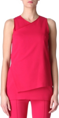 SPORTMAX Effetto two-layer tunic