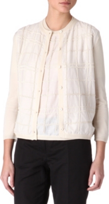 MAXMARA STUDIO Gap beaded cardigan