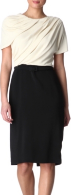 PIANOFORTE Laziale crepe dress