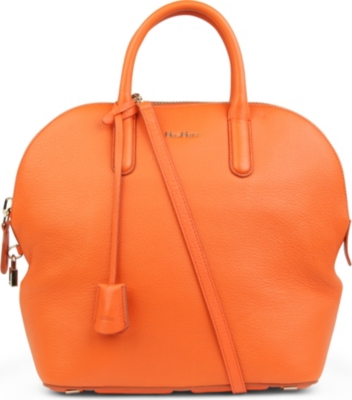 MAXMARA Manche grained leather tote bag