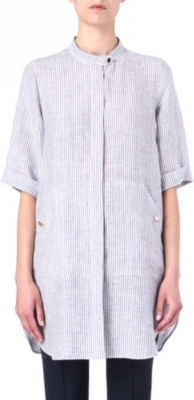 MAXMARA Meandro linen tunic shirt