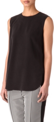 SPORTMAX Morena silk top