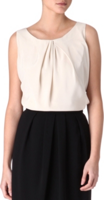 MAXMARA STUDIO Pioppo draped silk top