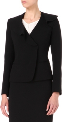 MAXMARA Tarallo ruffle blazer