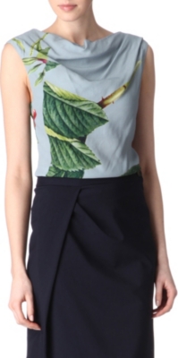 ANGLOMANIA Desire floral-print top