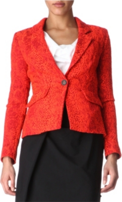 ANGLOMANIA Lace overlay jacket