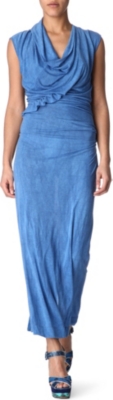 ANGLOMANIA Cliff maxi wrap dress