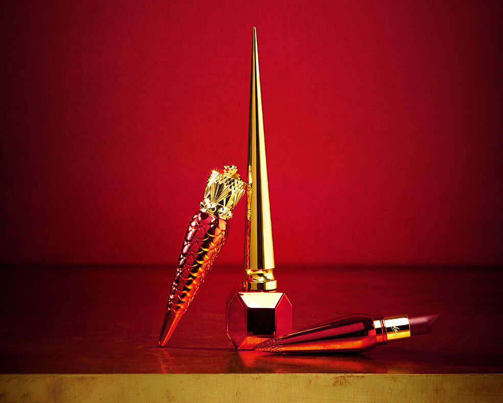 Christian Louboutin exclusive Rouge Metalissime make-up