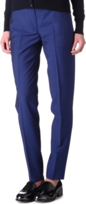 PAUL SMITH BLACK Cropped wool trousers