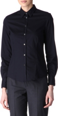 PAUL SMITH BLACK Pansy-cuff shirt