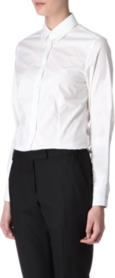 PAUL SMITH BLACK Printed-cuff shirt
