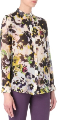 PAUL SMITH BLACK Floral-print shirt