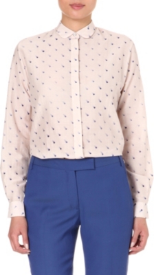 PAUL SMITH BLACK Smudge spot print shirt
