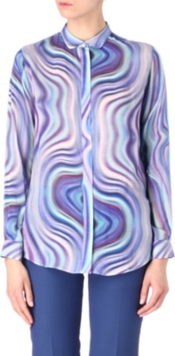 PAUL SMITH BLACK Classic swirl shirt