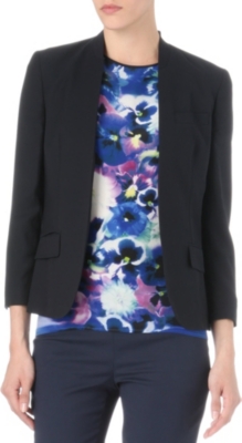 PAUL SMITH BLACK Buttonless blazer