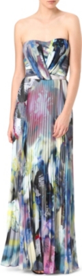 PAUL SMITH BLACK Floral chiffon gown