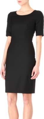 PAUL SMITH BLACK Grosgrain-trimmed dress