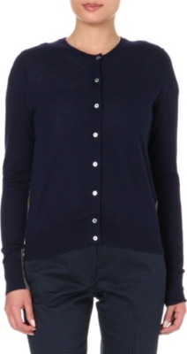 PAUL SMITH BLACK Two-tone cashmere cardigan