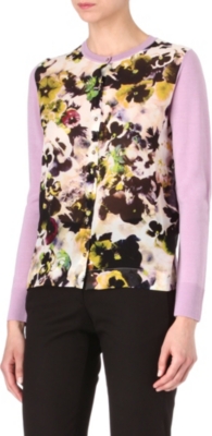 PAUL SMITH BLACK Merino wool cardigan