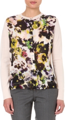 PAUL SMITH BLACK Merino wool cardigan