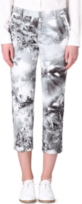PAUL SMITH PAUL Printed straight-leg trousers