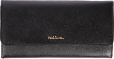 PAUL SMITH ACCESSORIES Tri-fold leather wallet