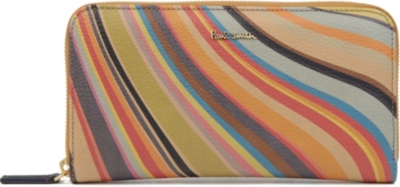 PAUL SMITH ACCESSORIES Swirl leather wallet