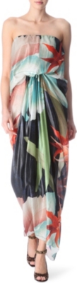 LANVIN Metallic maxi dress
