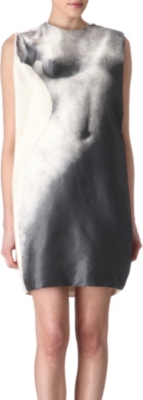 LANVIN Woman-print silk dress
