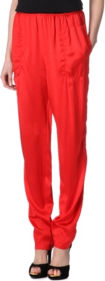 LANVIN Silk trousers