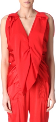 LANVIN Ruffled-front top