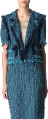 LANVIN Sleeveless bouclé jacket