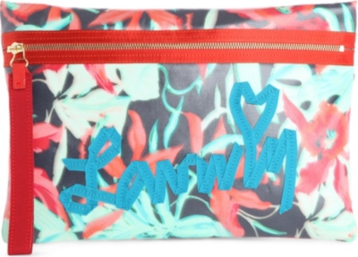 LANVIN Printed clutch