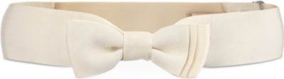 LANVIN Grosgrain bow belt