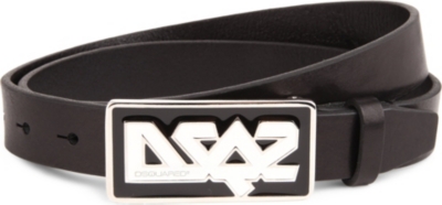 D SQUARED Rock logo belt