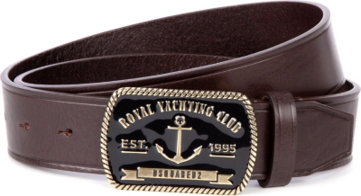 D SQUARED Yacth club leather belt