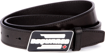 D SQUARED Big Dan logo leather belt