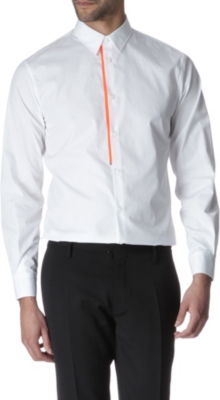 D SQUARED Fluoro-trim single cuff shirt