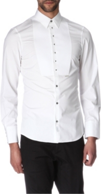 D SQUARED Studded button evening shirt