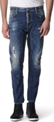 D SQUARED Biker slim-fit tapered jeans